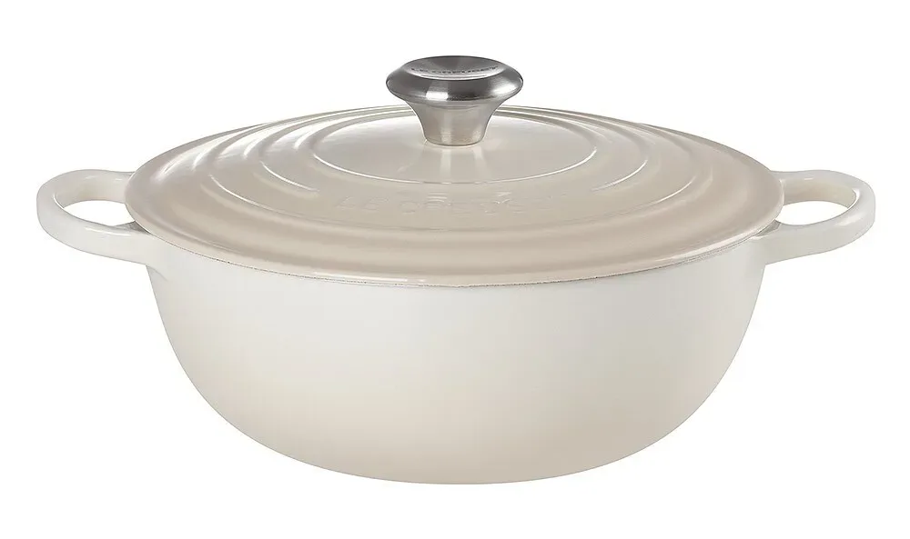 Le Creuset La Marmite Signature Familientopf Gusseisen Meringue 26cm