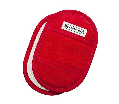 Le Creuset Topf-Griffschutz 2-Stück Textil Kirschrot