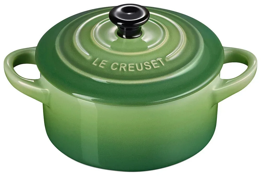 Le Creuset Mini Cocotte Steinzeug Bamboo Green 10X5cm