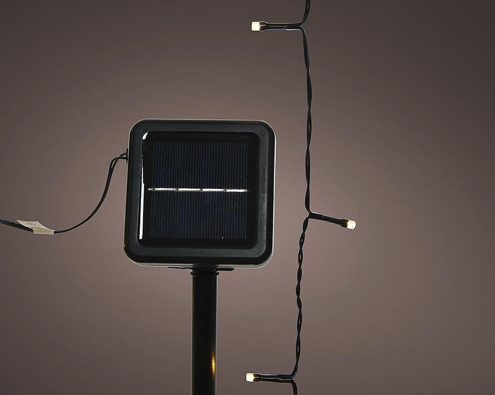 Solar Lichterkette Außen LED Outdoor Wetterfest Warmweiß 8 Modi Garten Balkon 10M 100 LED
