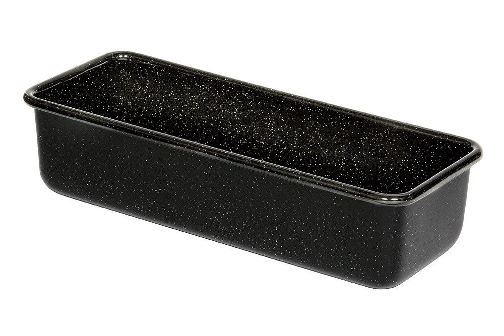Riess Brotbackform Emaille Schwarz 35cm