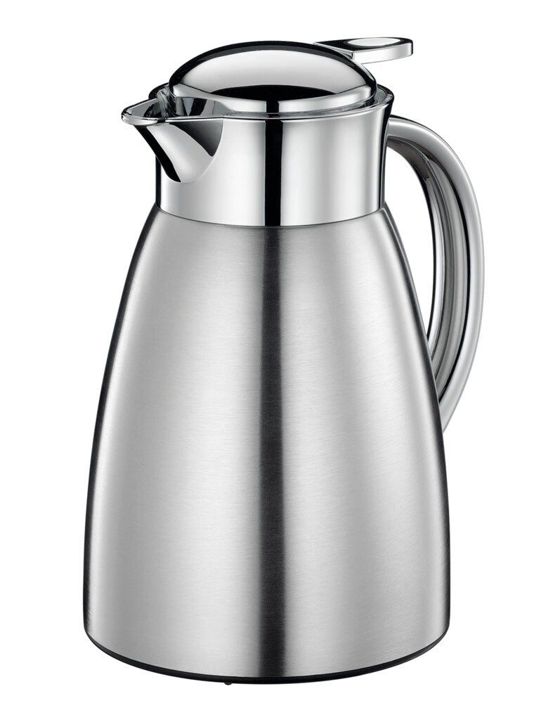 Cilio Isolierkanne TRIEST Silber Doppelwandsystem 1 L
