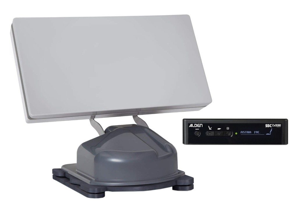 Alden Planar HD grau mit S.S.C. Steuermodul SINGLE LNB