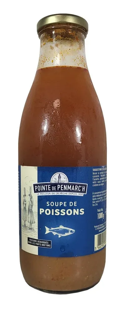 Pointe de Penmarch Fischsuppe aus der Bretagne Soupe de Poissons 1000 g
