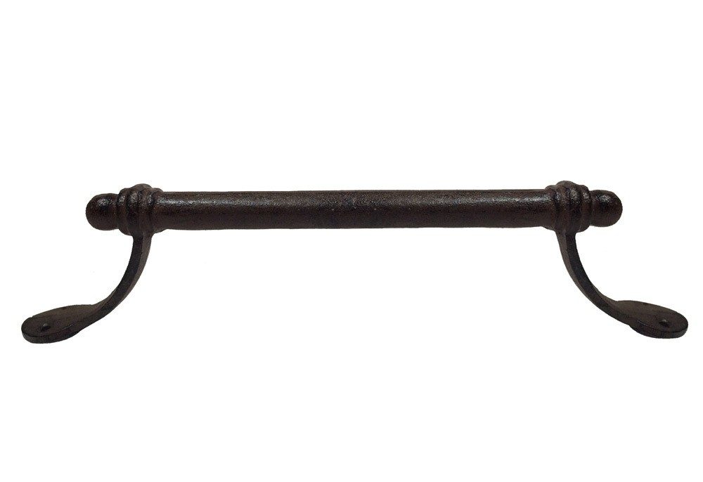 Türgriff Rustikal Möbelgriff Schubladengriff Gusseisen Antik-Stil Braun 35,5cm