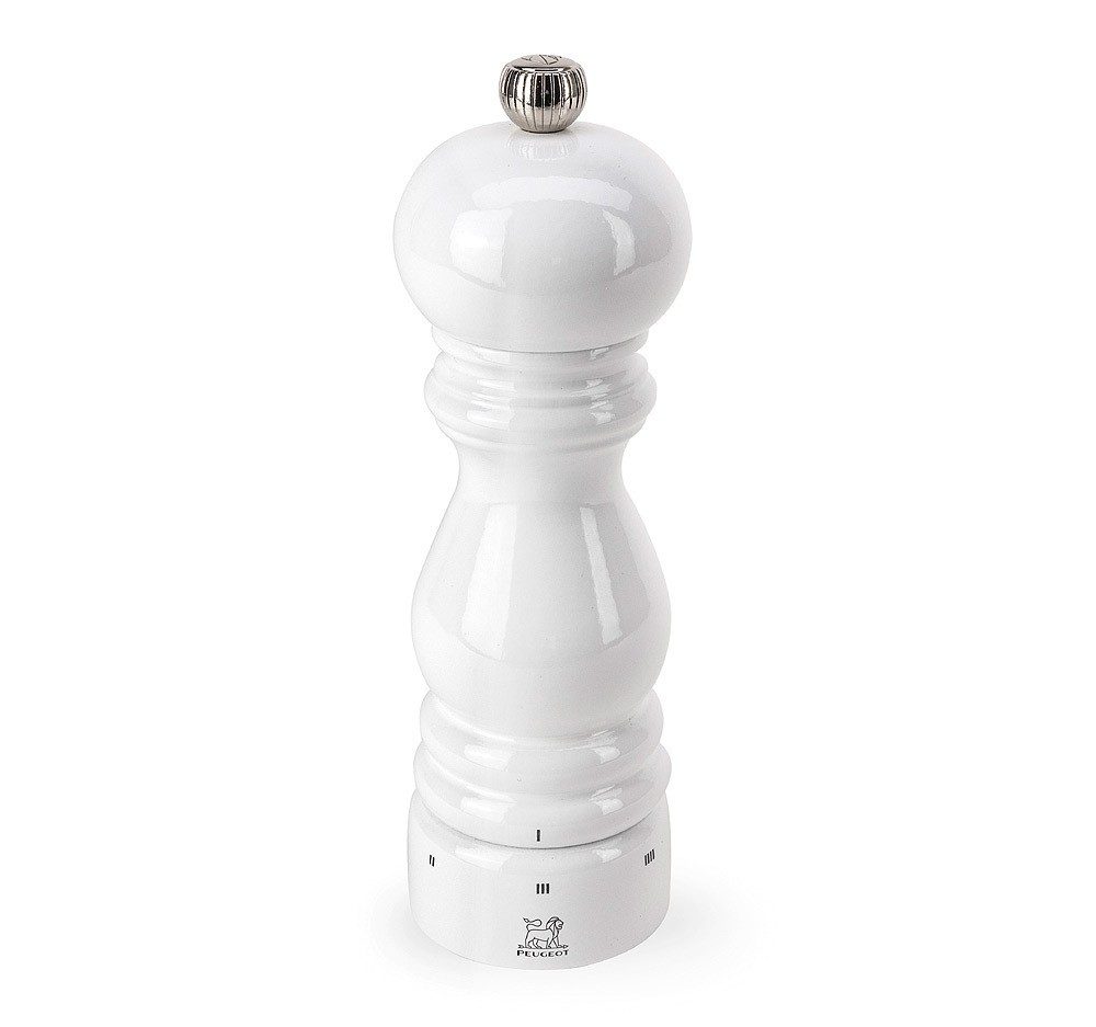 Peugeot Paris Salzmühle Holz Weiss Lackiert U-Select 18cm