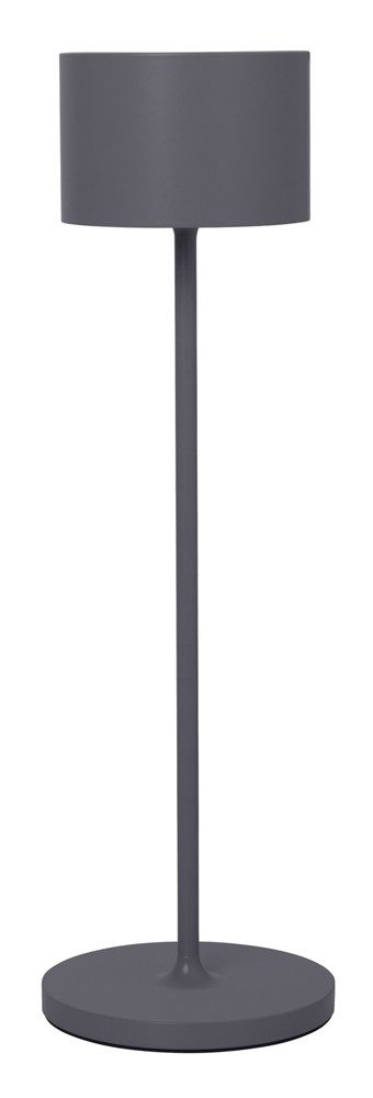 blomus Tischleuchte FAROL kabellos dimmbar LED Akku Outdoor Warm Grey anthrazit