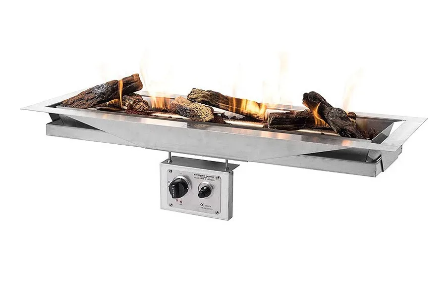 Happy Cocooning Feuertisch Einbaumodell rechteckig 990 x 320 x 240 mm