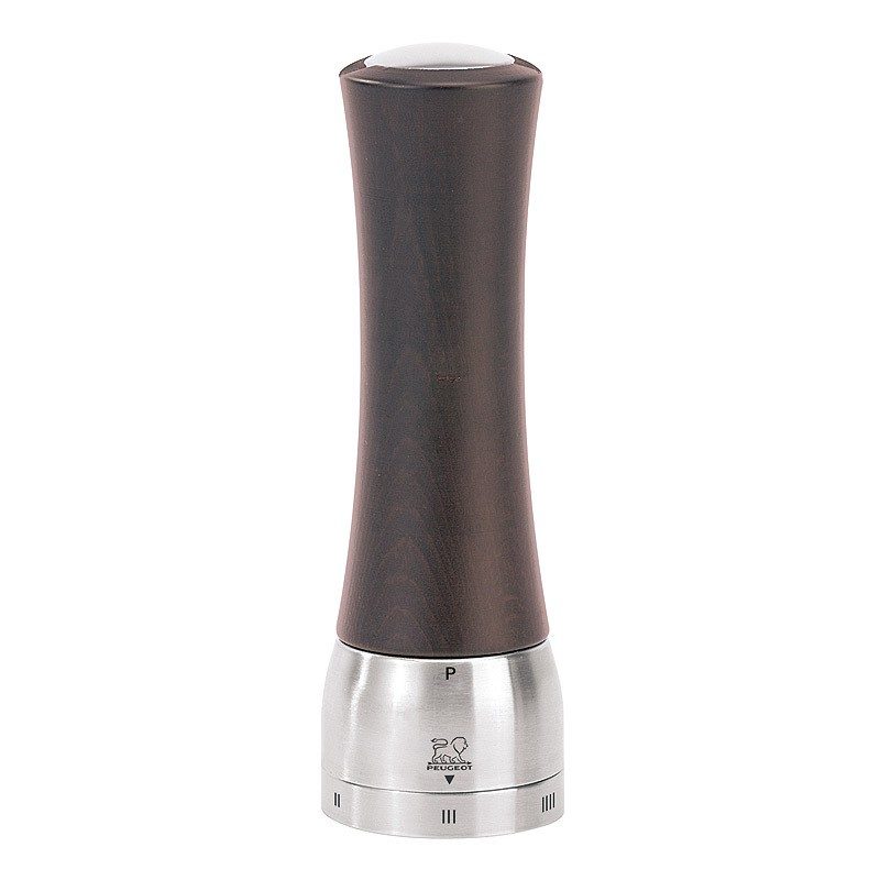 Peugeot Madras Pfeffermühle Edelstahl Holz Schoko U-Select 21cm