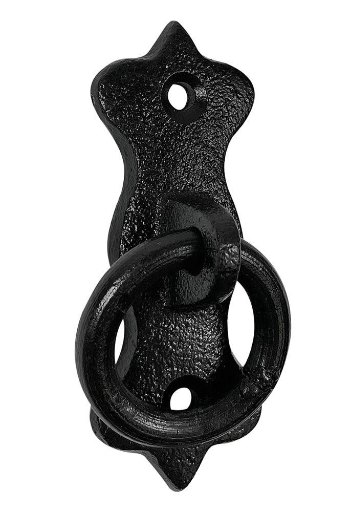 Anbindering Mauerring Befestigungsring Gusseisen Schwarz Wandring Antik-Stil
