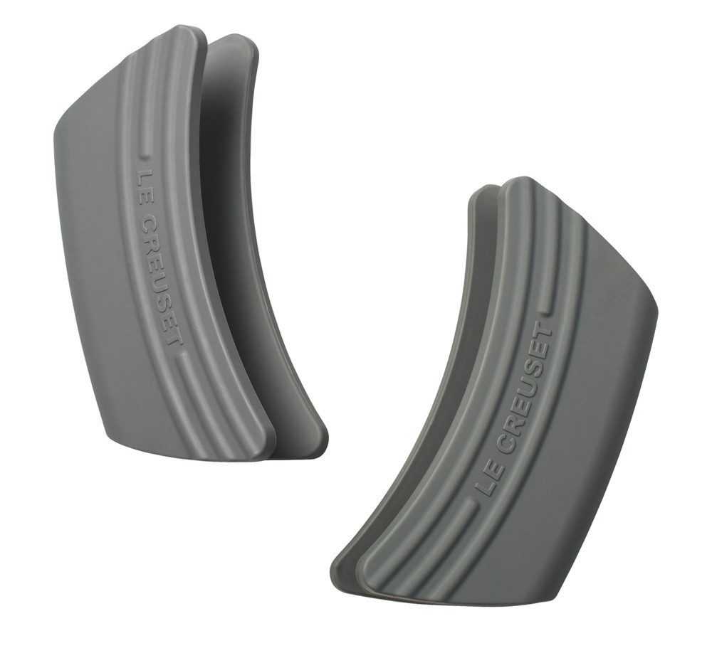 Le Creuset Silikon Griffschutz 2er-Set Flint Grau