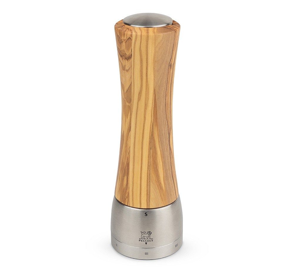Peugeot Madras Salzmühle Edelstahl Olivenholz U-Select 21cm