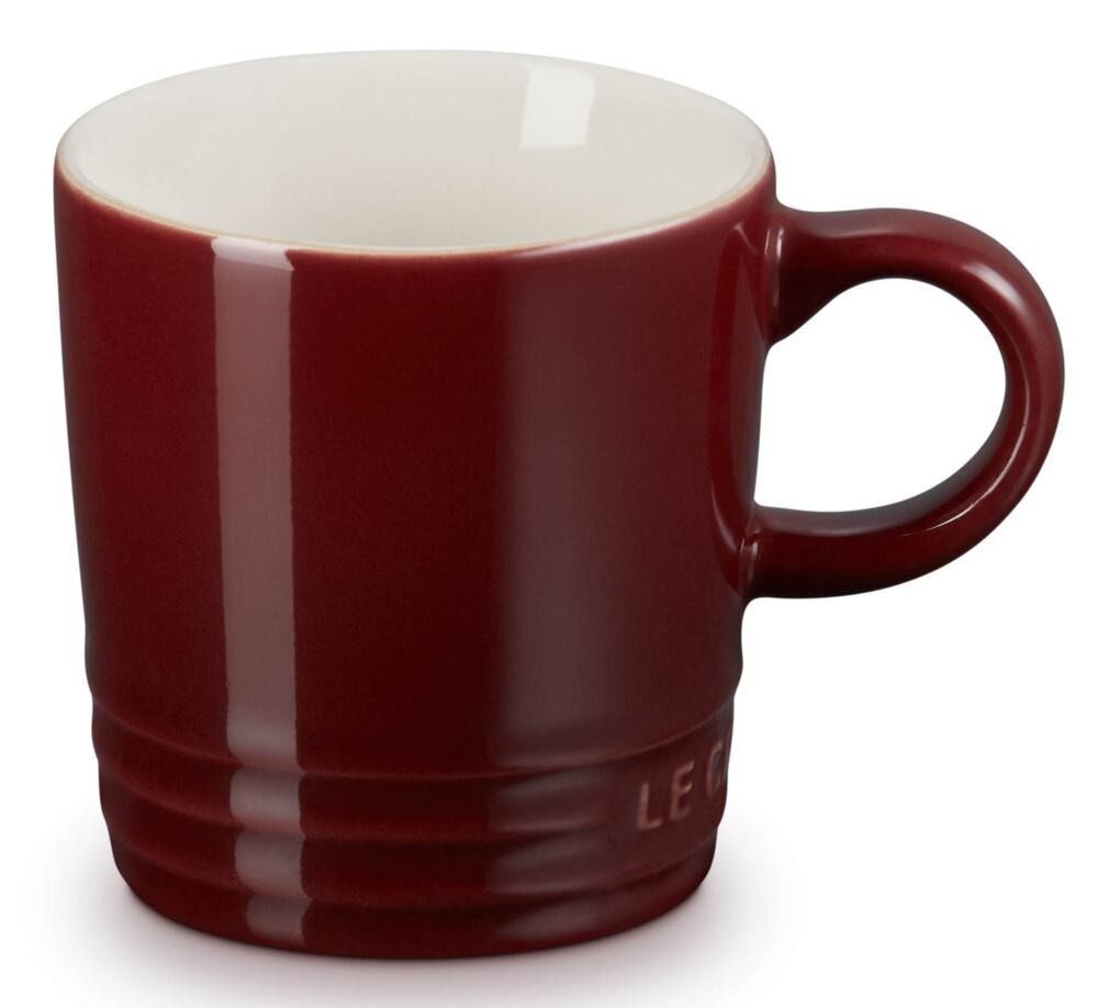 Le Creuset Tasse Becher Steinzeug Garnet (Rhone) Bordeaux-Rot 350 ml