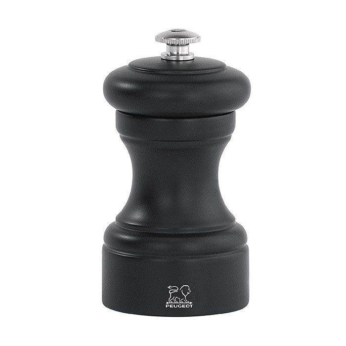 Peugeot Bistro Salzmühle Holz Schwarz Matt 10cm