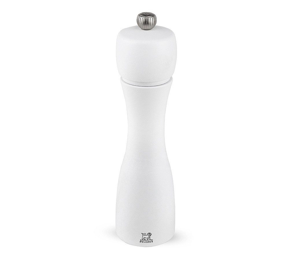 Peugeot Tahiti Salzmühle Holz Weiss Matt 20cm