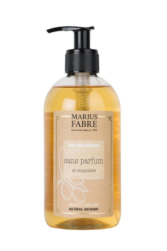 Marius Fabre Flüssigseife Parfümfrei (Sans Parfum) mit Bio-Olivenöl - 400ml