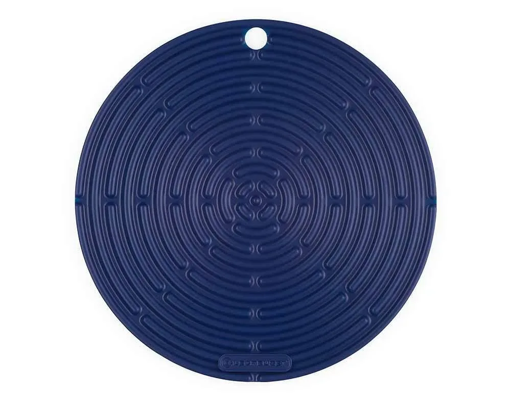 Le Creuset Topflappen Rund Silikon Azure Blau
