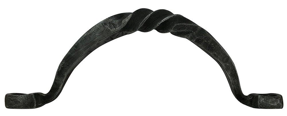 Griff Schmiedeeisen Möbelgriff Schwarz Schubladengriff Rustikal Antik-Stil 23 cm