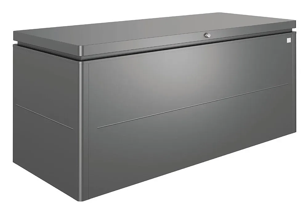 Biohort Loungebox 200 Aufbewahrungsbox 200x84x88,5cm Dunkelgrau-Metallic