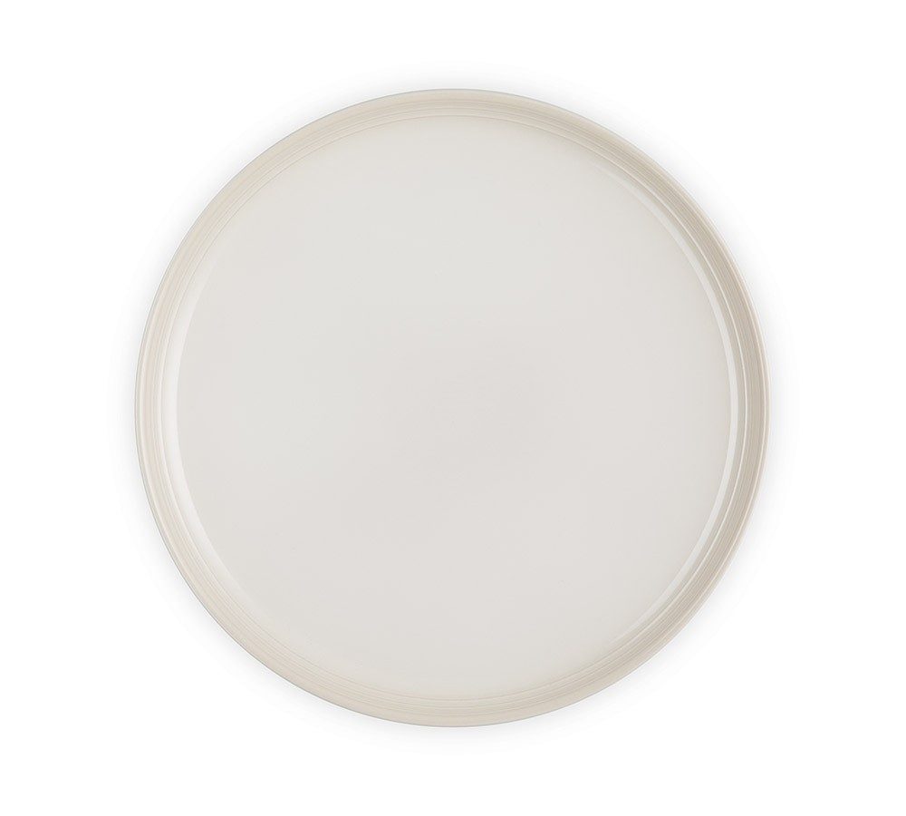 Le Creuset Frühstücksteller Coupe Steinzeug Meringue 22cm