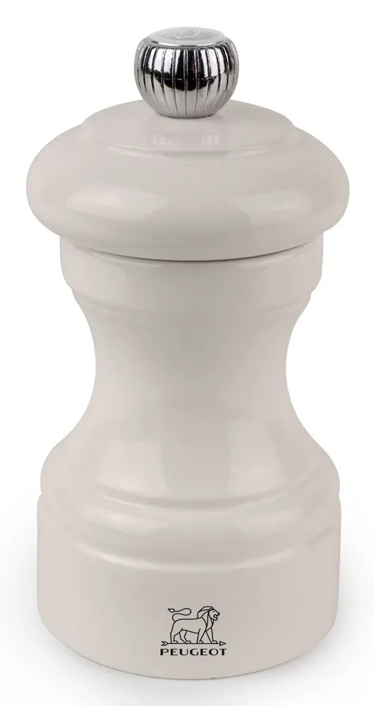 Peugeot Bistro Salzmühle Holz Elfenbein Glanz 10cm