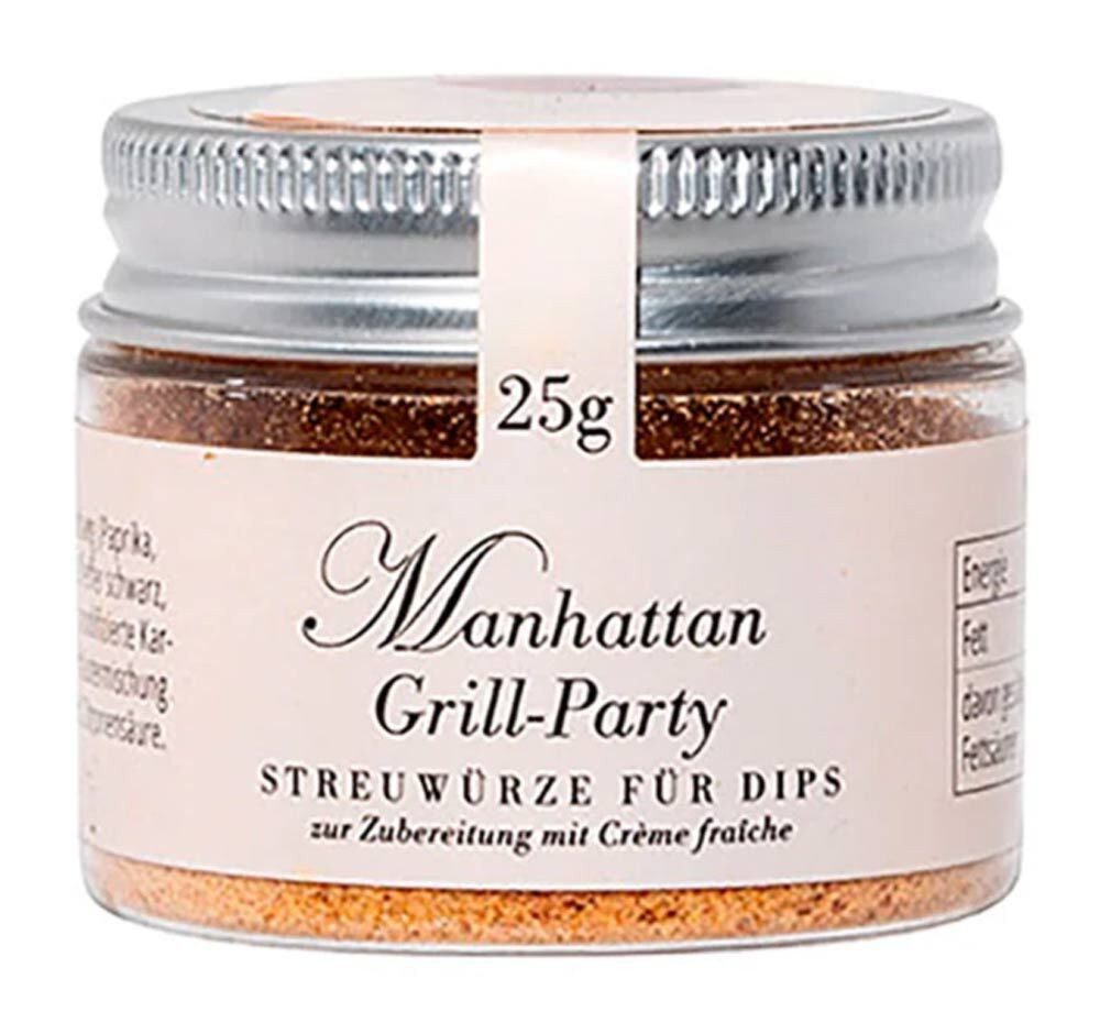 Gourmet Berner Manhattan Grill-Party Dip Gewürzmischung für Créme Fraîche 25g
