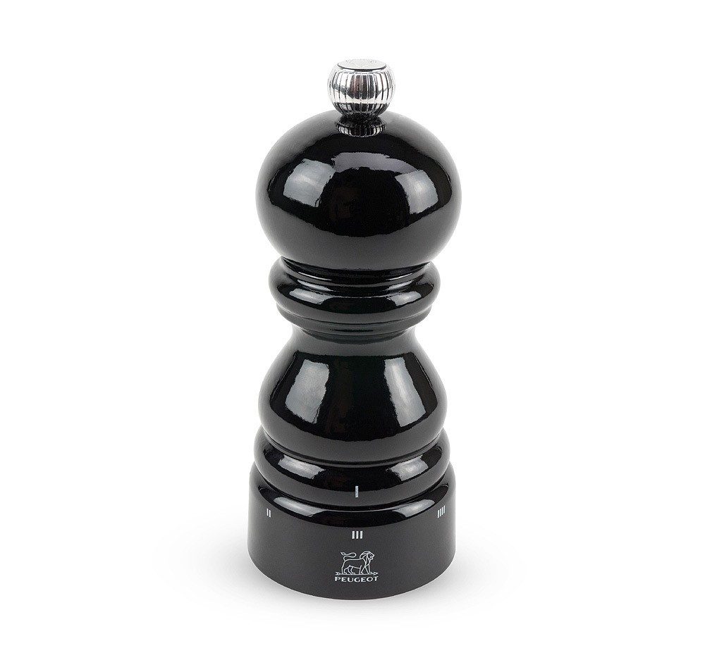 Peugeot Paris Salzmühle Holz Schwarz Lackiert U-Select 12cm