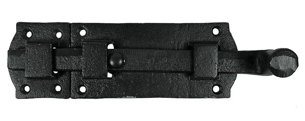 Türriegel Schlossriegel Vintage Schieberiegel Gusseisen Schwarz Schiebeschloß