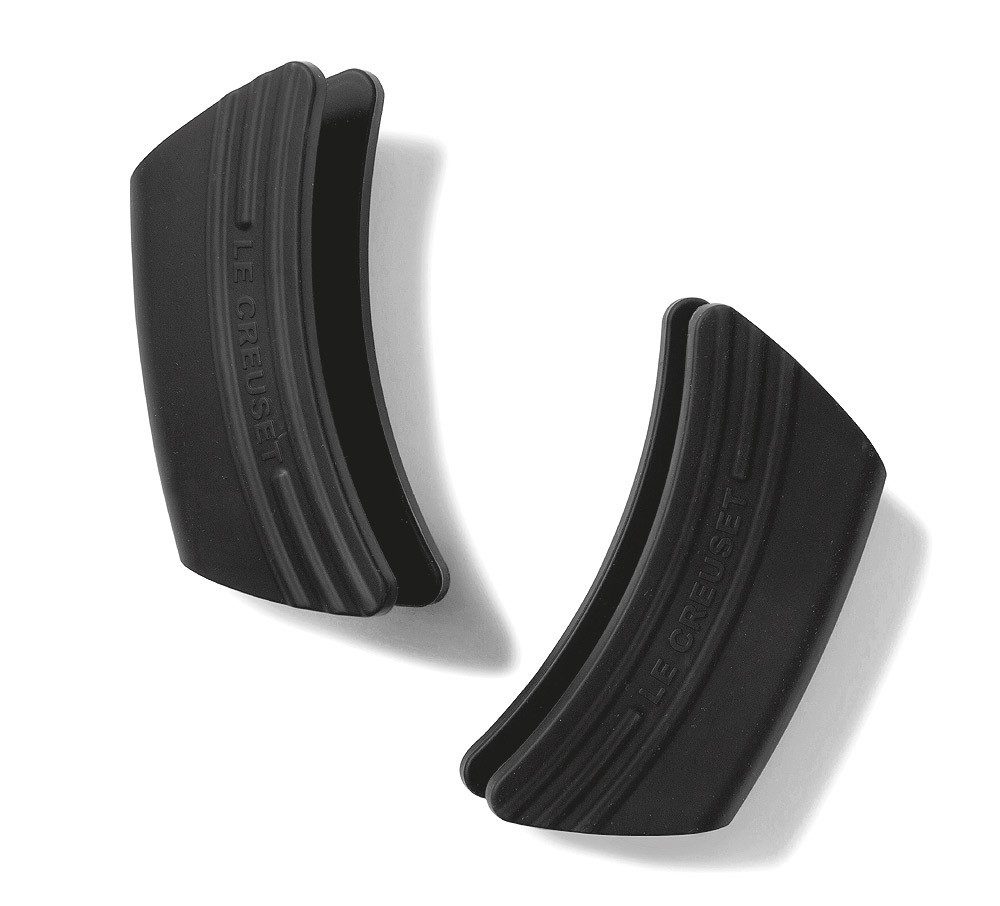 Le Creuset Silikon Griffschutz 2er-Set Schwarz