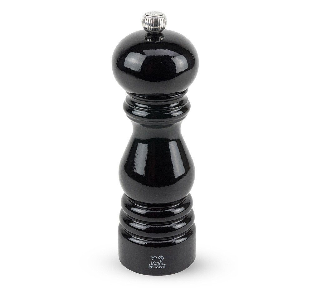 Peugeot Paris Pfeffermühle Holz Schwarz Lackiert 18cm