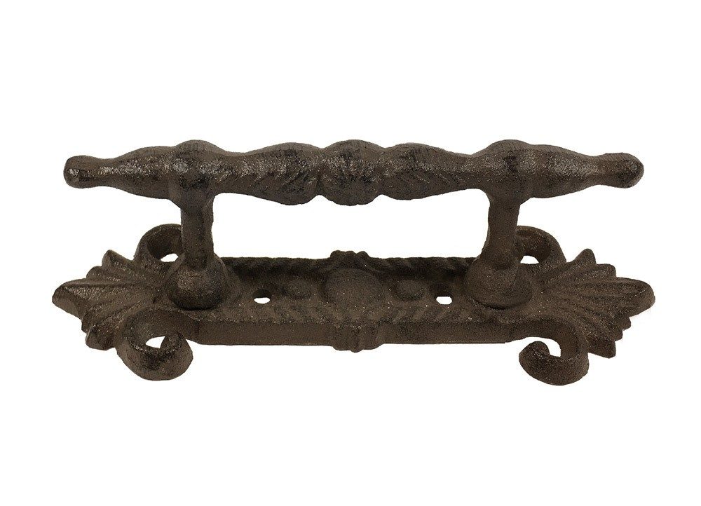 Möbelgriff Griff Schubladengriff Antik-Stil Gusseisen Braun 16,5cm