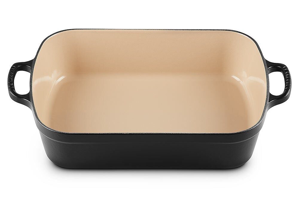 Le Creuset Bratreine Signature Gusseisen Schwarz 33 cm