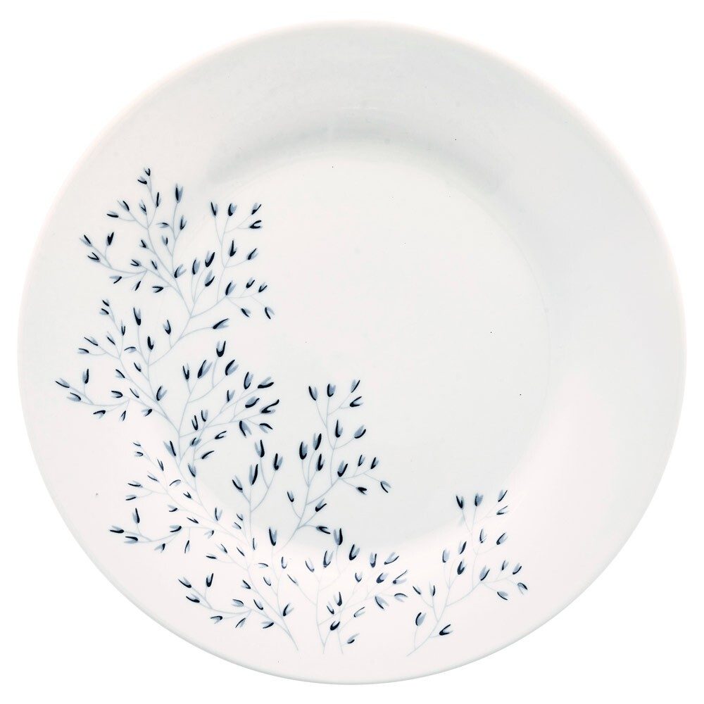 Greengate Teller Ofelia White Steingut Weiß Blumen 20cm