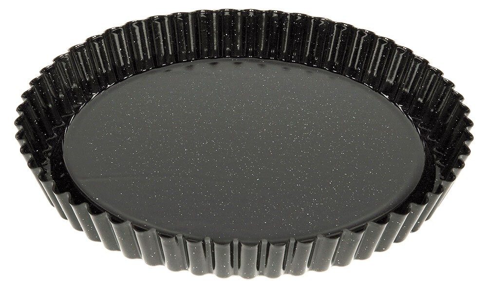 Riess Obsttortenboden Emaille Schwarz 30cm