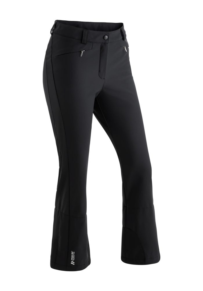 MAIER SPORTS Damen Softshell Skihose Mary schwarz | 36 (kurz)
