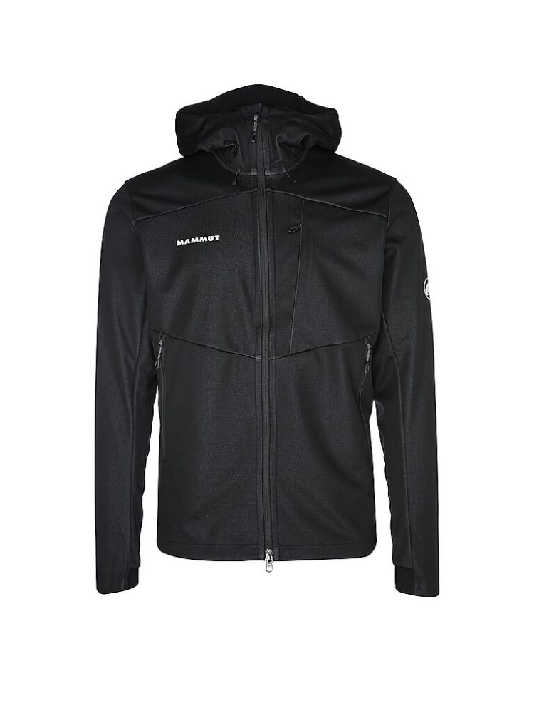 MAMMUT Herren Softshelljacke Ultimate VII Hoodie schwarz | M