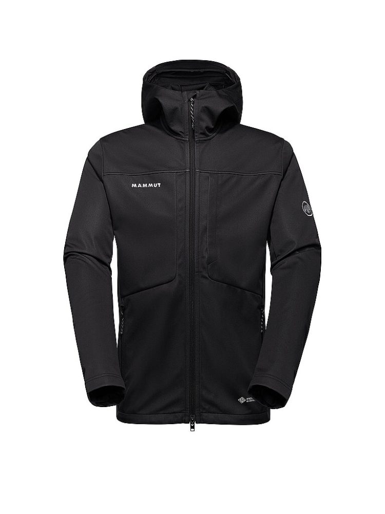 MAMMUT Herren Softshell Jacke Ultimate VIII Hoodie schwarz | L