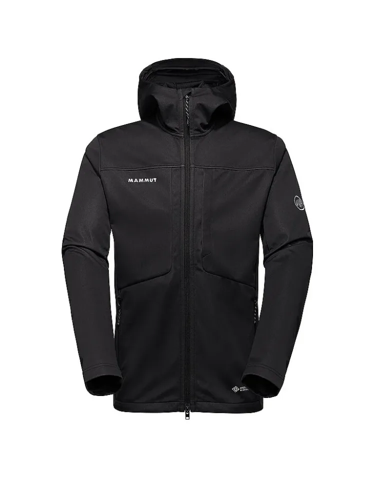MAMMUT Herren Softshell Jacke Ultimate VIII Hoodie schwarz | XXL