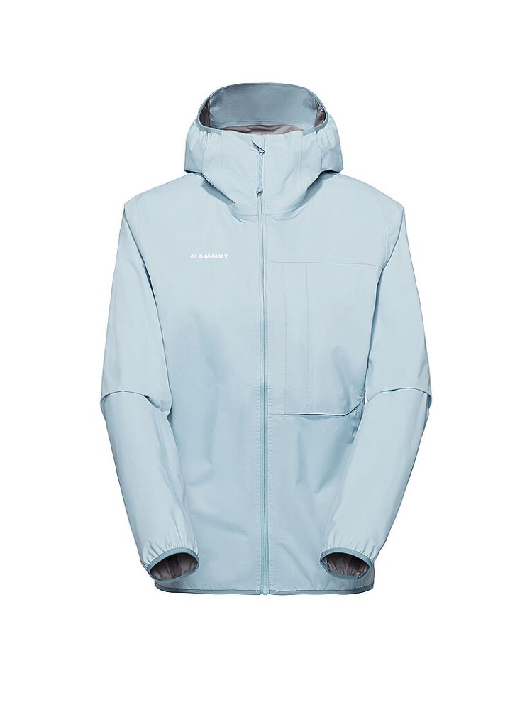 MAMMUT Damen Wanderjacke Ducan Light 2,5L Hoodie hellblau | M