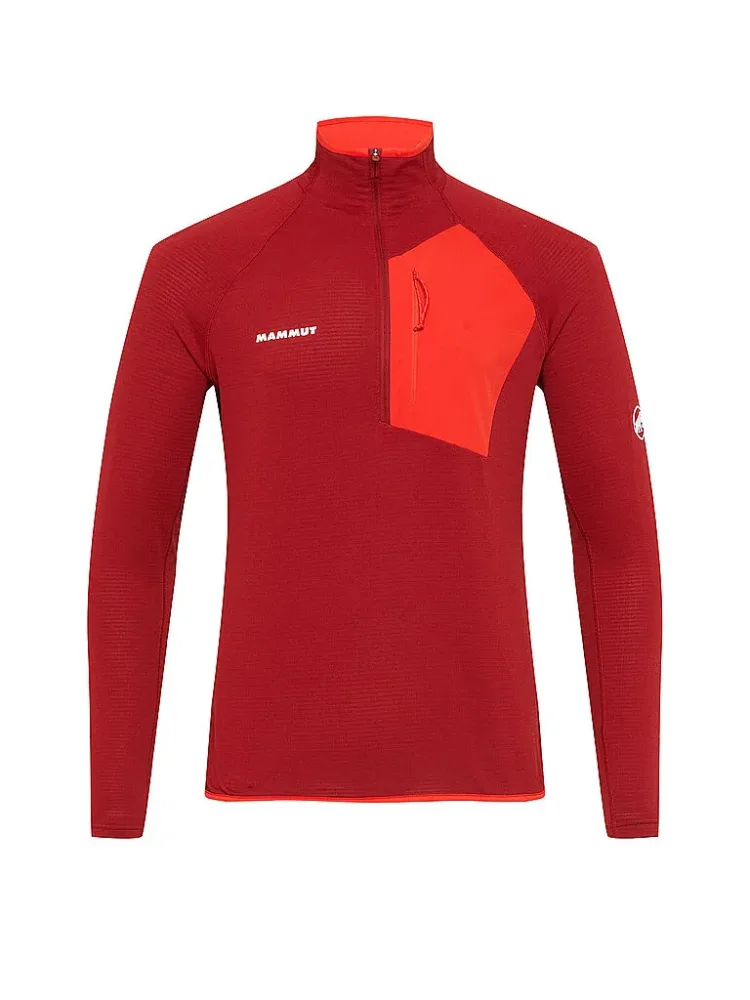 Mammut Unser leichtester Midlayer Aenergy Light ML Half Zip Pull Men Rot XL