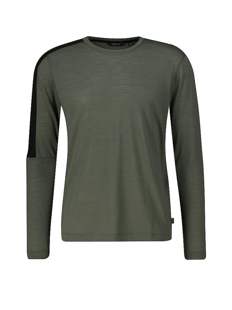MERU Herren Funktionsshirt Bloxwich Woolmix olive | 50