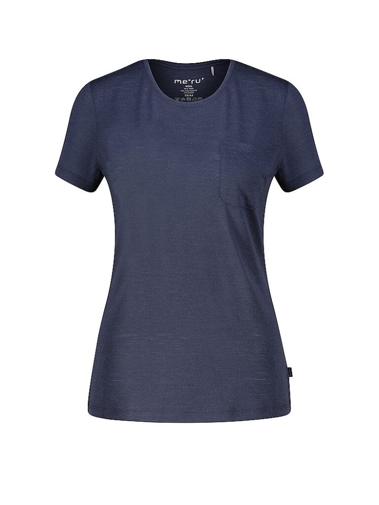 MERU Damen Funktionsshirt Trelleborg Woolmix dunkelblau | 36