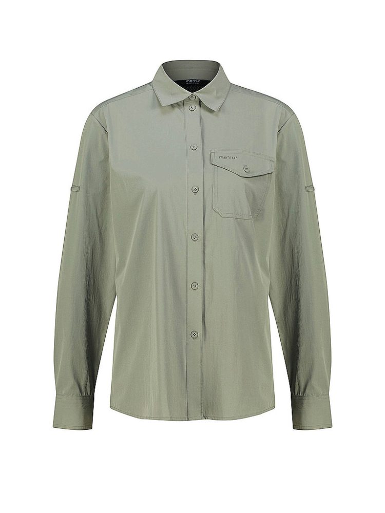 MERU Damen Wanderbluse Lahan olive | L