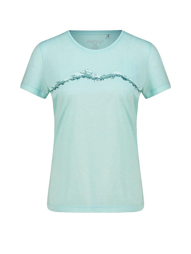 MERU Damen Funktionsshirt Nelas Woolmix hellblau | 40