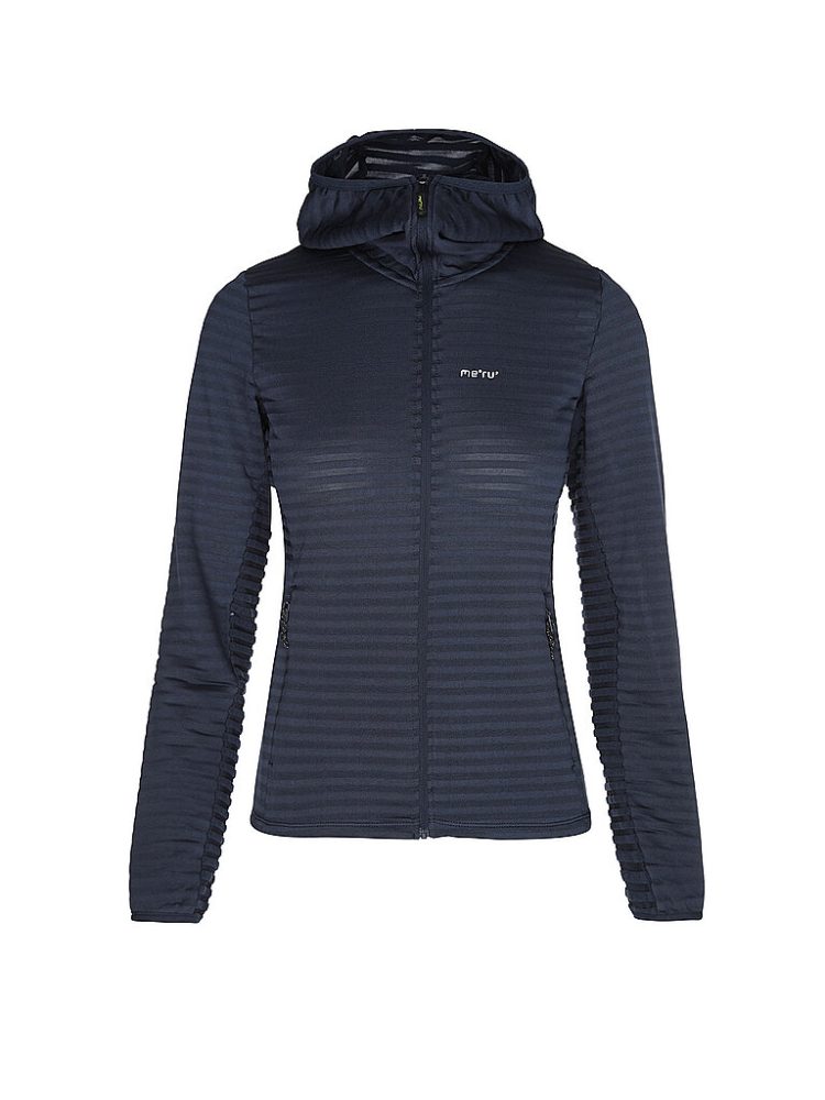 MERU Damen Fleecejacke Butwal Hoodie schwarz | S