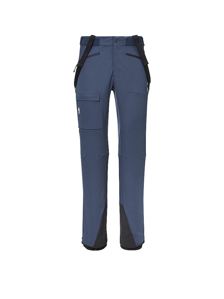 MILLET Herren Softshell Tourenhose Kamet Shield mit Träger dunkelblau | XL
