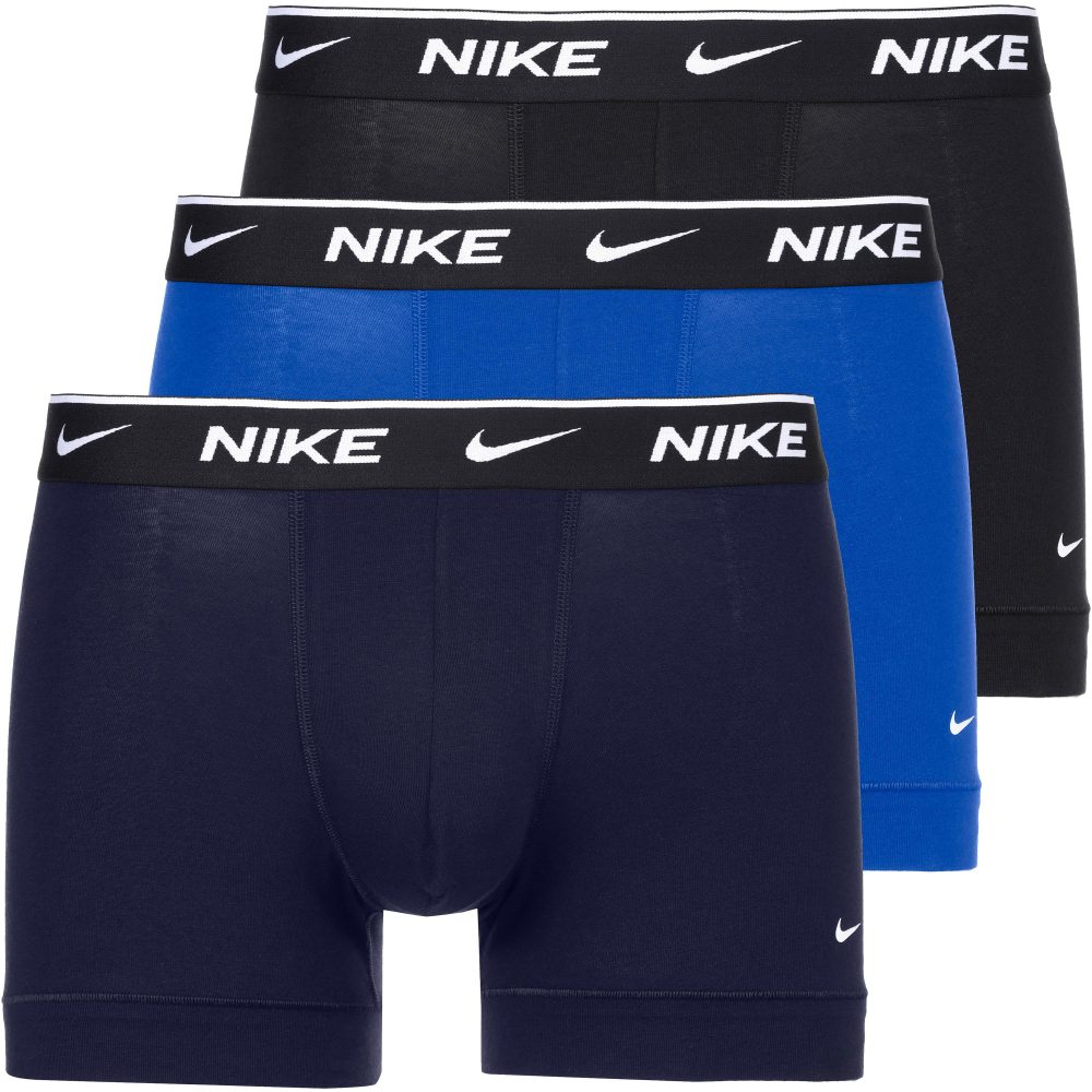 NIKE UNDERWEAR Herren Boxershorts Trunk 3er Pkg. blau | S