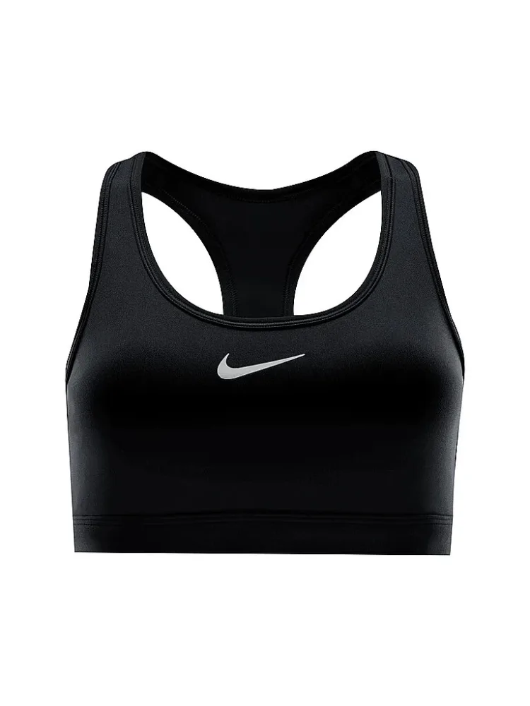 Nike - Sport-BH, Medium Support, Swoosh Medium, L, Black