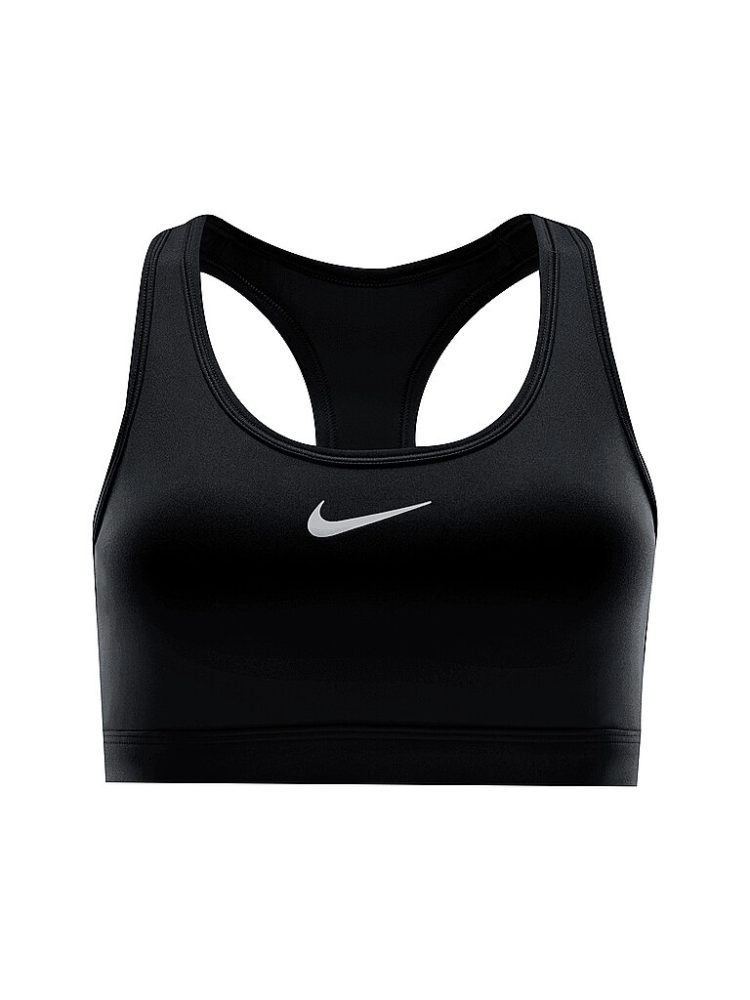 Nike - Sport-BH, Medium Support, Swoosh Medium, XS, Black
