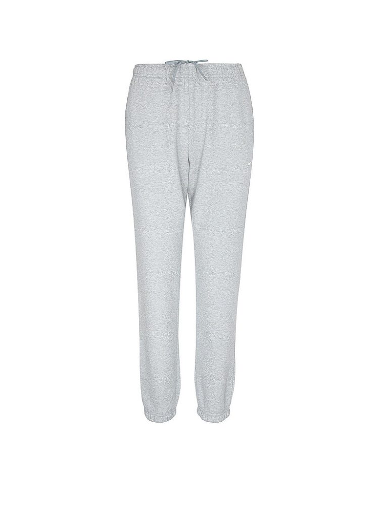 NIKE Damen Jogginghose Studio Fleece grau | S